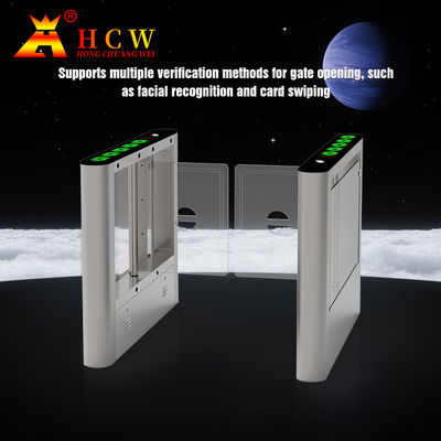 HCW Swing Barrier Turnstile Gate Waterproof Electronic Automatic High Security For Gym