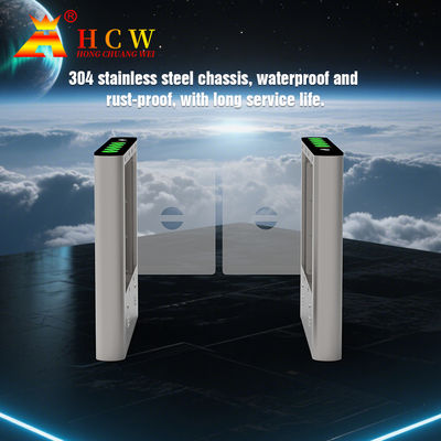 HCW Swing Barrier Turnstile Gate Waterproof Electronic Automatic High Security For Gym