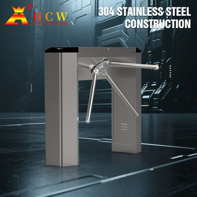 HCW Access Control SS304 Tripod Turnstile Gate Security Entrance