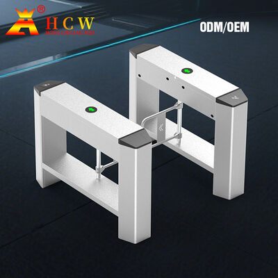 SS304 Swing Barrier Turnstile with 20W Motor Power 4 Pairs Infrared Detection and 2 Million Working Life for Entrance Control