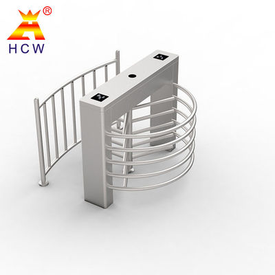 Thẻ quẹt Chiều cao một nửa Cửa quay SUS304 Độ dày 1,2mm Điều khiển nam châm điện