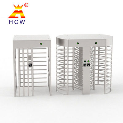 Nhận dạng sinh trắc học RFID Chiều cao đầy đủ Cổng quay Cửa kéo chắc chắn