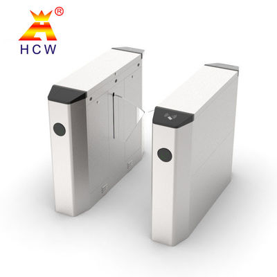 Flap Turnstile Người đi bộ RFID Nhận dạng khuôn mặt Dấu vân tay Kiểm soát truy cập cho khách sạn văn phòng