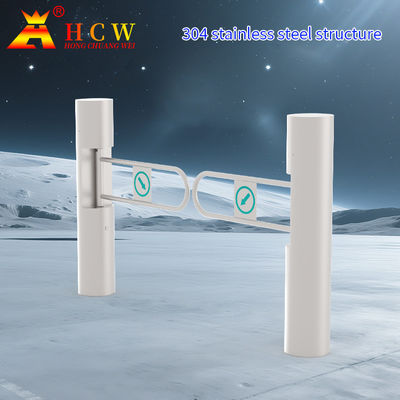 Cổng thông minh Swing Barrier Turnstile Hỗ trợ Mã vạch ID / Thẻ IC