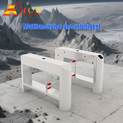 HCW Phòng kiểm soát truy cập cổng cho người đi bộ ngoài trời SS304 Cổng ngăn chặn đường quay 50HZ