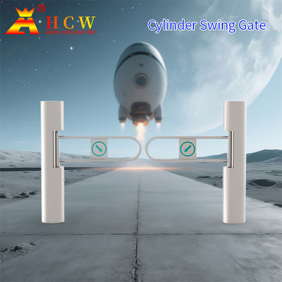 Cổng xoay HCW 1S Cửa xoay vào siêu thị với nhận diện khuôn mặt và vân tay