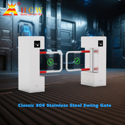 Cổng xoay RFID/IC HCW lối vào ngang thắt lưng, cửa xoay vân tay