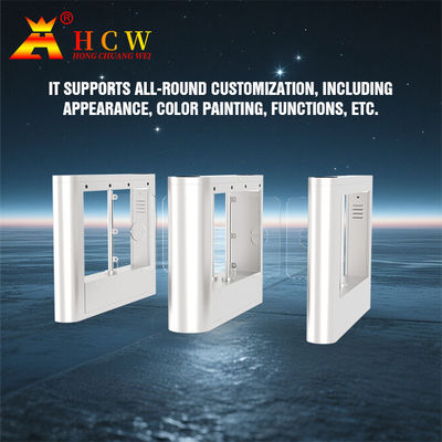 Cổng xoay rào chắn nhận diện khuôn mặt HCW IP54 cho kiểm soát người đi bộ