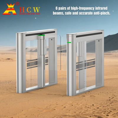 Hoàn toàn tự động Rào chắn xoay hai chiều lung lay rào chắn cửa quay IP54 Kiểm soát truy cập Cổng xoay