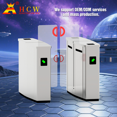Cửa trượt dành cho người đi bộ bằng thép không gỉ 304 có tấm cửa nâng cao