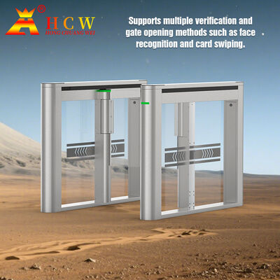 HCW Speed Gate Turnstile với hoạt động 1 giây 600-1000mm Chiều rộng kênh và tuổi thọ chu kỳ 5 triệu
