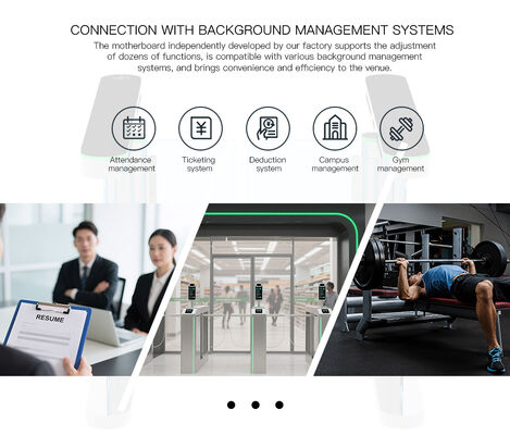 HCW Optical Barrier Turnstile Gate with 7-Pair Infrared Anti-Tailgating 40W DC Brushless Motor and ISO 9001/CE Certification
